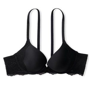 New Victoria’s Secret Push-Up Bra - Black 36B